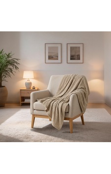 Maxstyle Çizgili Vizon Çift Kişilik Polar Battaniye Mocha 200x220 Cm Renkli Maxstyle Çizgili Vizon Çift Kişilik Polar Battaniye Mocha 200x220 Cm Renkli