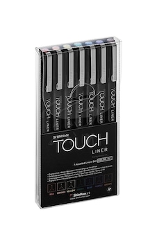 Touch Liner Teknik Çizim Kalemi 7Li Set Renkli Sh4105007 Touch Liner Teknik Çizim Kalemi 7Li Set Renkli Sh4105007