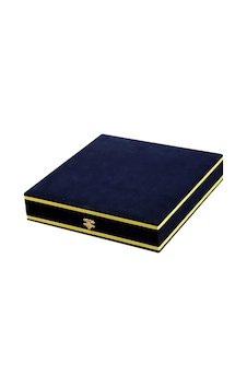 Kadife Kutu LACİVERT - 18CM TABAK Kadife Kutu LACİVERT - 18CM TABAK