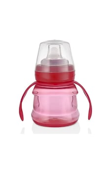 Mooma Baby Kulplu Alıştırma Bardağı 200 Ml 6+ Ay Kırmızı Mooma Baby Kulplu Alıştırma Bardağı 200 Ml 6+ Ay Kırmızı