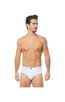 12 Li Paket Tutku Erkek Slip Külot Beyaz
