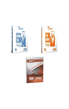2027 2027 Benim Hocam Ayt Kimya + Tarih Video Çözümlü Soru + Anla Kazan Paragraf Deneme 3'lü Set 2027 2027 Benim Hocam Ayt Kimya + Tarih Video Çözümlü Soru + Anla Kazan Paragraf Deneme 3'lü Set