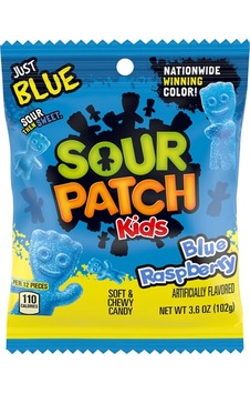 Sour Patch Kids Blue Raspberry Candy 102 G Sour Patch Kids Blue Raspberry Candy 102 G