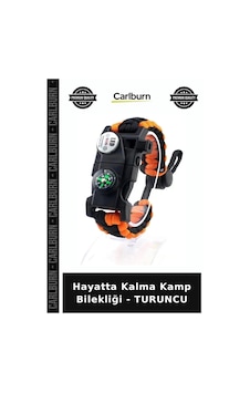 Hayatta Kalma Kamp Bilekliği - Turuncu Seyahat Desteği Macera Eşyası Doğa Sporu Çok Renkli Hayatta Kalma Kamp Bilekliği - Turuncu Seyahat Desteği Macera Eşyası Doğa Sporu Çok Renkli