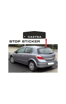 Opel Astra H Kasa Stop Özel Yeni Sticker Opel Astra H Kasa Stop Özel Yeni Sticker