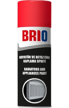 Brio Radyatör Ve Beyaz Cihaz Kaplama Spreyi 400 Ml İnci Beyazı