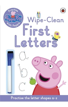 Peppa Pig: Practise with Peppa: Wipe-Clean First Letters (Peppa Pig)- Penguin Random House Children's UK