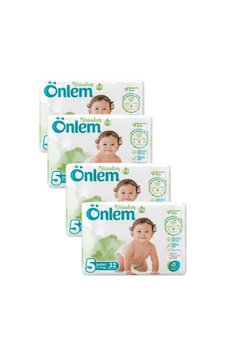 Önlem Botanika Bebek Bezi 5 Numara Junior Ikili Jumbo 32'li x 4 4'lü Önlem Botanika Bebek Bezi 5 Numara Junior Ikili Jumbo 32'li x 4 4'lü