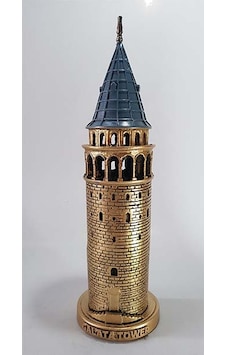 Galata Kulesi Biblo Altın 29 Cm Galata Kulesi Biblo Altın 29 Cm