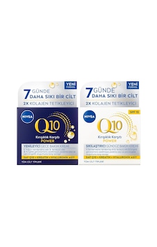 Nıvea Q10 Power Spf30 Kırışıklık Karşıtı Gündüz Kremi 50 Ml + Nıvea Q10 Power Kırışık Karşıtı Gece Yüz Bakım Kremi 50 Ml Nıvea Q10 Power Spf30 Kırışıklık Karşıtı Gündüz Kremi 50 Ml + Nıvea Q10 Power Kırışık Karşıtı Gece Yüz Bakım Kremi 50 Ml