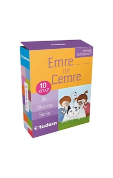 Emre ile Cemre İlk Okuma Serisi-10 Kitap Takım - Miyase Sertbarut - Tudem Yayınları