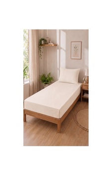 Tek Kişilik Lastikli Çarşaf Takımı 1 Lastikli Çarşaf 100 X 200 1 Yastık Kılıfı 50 X 70 Ekru - 717405300 Ekru Tek Kişilik Lastikli Çarşaf Takımı 1 Lastikli Çarşaf 100 X 200 1 Yastık Kılıfı 50 X 70 Ekru - 717405300 Ekru