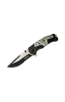 Mx10 Gri Testereli Outdoor Çakı 21 Cm - Otomatik, Perçinli Mx10 Gri Testereli Outdoor Çakı 21 Cm - Otomatik, Perçinli