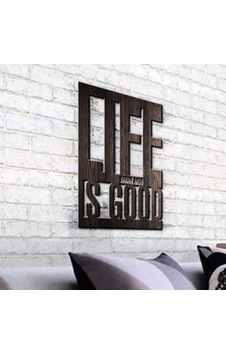 Kişiye Özel Life İs Good Ahşap Duvar Yazısı - 1 Kişiye Özel Life İs Good Ahşap Duvar Yazısı - 1
