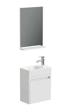 Aqua Bagno Minizia Banyo Dolabı 45 X 32 Cm. Beyaz,lavabo Dahil Abs.50.35.01.02 Aqua Bagno Minizia Banyo Dolabı 45 X 32 Cm. Beyaz,lavabo Dahil Abs.50.35.01.02