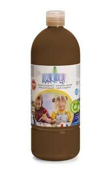 Süper Yıkanabilir Kahverengi Tempera Boya, 1000 Ml 0 Süper Yıkanabilir Kahverengi Tempera Boya, 1000 Ml 0