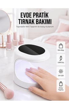 Kalıcı Oje Kurutucu Mini Uv Işınlı Taşınabilir Hızlı Ve Pratik Oje Kurutucu 36381583 Kalıcı Oje Kurutucu Mini Uv Işınlı Taşınabilir Hızlı Ve Pratik Oje Kurutucu 36381583