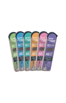 Serve Deep 0.7 Mm 2b Siyah Kalem Ucu 48 Li Renkli Gövde Pembe Serve Deep 0.7 Mm 2b Siyah Kalem Ucu 48 Li Renkli Gövde Pembe
