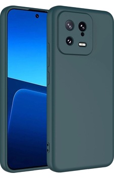 Xiaomi Mi 13 Kılıf Zore Mara Lansman Kapak Koyu Yeşil Xiaomi Mi 13 Kılıf Zore Mara Lansman Kapak Koyu Yeşil