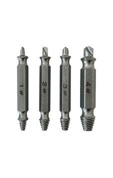 Cone Cone Hasarlı Vida Çıkarıcı Takımı 4 Parça Cone Cone Hasarlı Vida Çıkarıcı Takımı 4 Parça