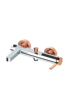 Mbb165-K-R Banyo Bataryası Krom - Rose Gold
