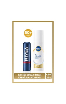 Sun Spf50 Güneş Koruyucu Primer Nemlendirici Makyaj Bazı30ml Ve Kırmızı Renk Nemlendirici Dudak Krem Sun Spf50 Güneş Koruyucu Primer Nemlendirici Makyaj Bazı30ml Ve Kırmızı Renk Nemlendirici Dudak Krem