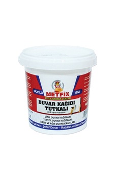Metfix Ovalit Duvar Kağıdı Yapıştırıcısı - Sıvı 1 Kg - Şeffaf Donar Metfix Ovalit Duvar Kağıdı Yapıştırıcısı - Sıvı 1 Kg - Şeffaf Donar