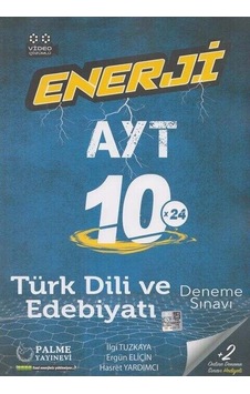 Palme Yayınları Ayt Türk Dili ve Edebiyatı Enerji 10X24 Deneme Palme Yayınları Ayt Türk Dili ve Edebiyatı Enerji 10X24 Deneme