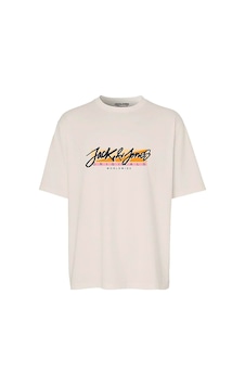 Bej Jack & Jones Erkek T-shirt 12255650 001