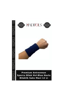 Premium Antrenman Sporcu Bilek Hvl-blue Havlu Bileklik Saks Mavi 12 Li Premium Antrenman Sporcu Bilek Hvl-blue Havlu Bileklik Saks Mavi 12 Li