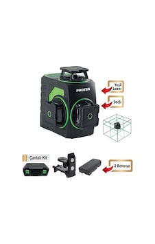 Proter Pl 360 Ls Lazer 3x360 Şakül Yeşil Işıklı Proter Pl 360 Ls Lazer 3x360 Şakül Yeşil Işıklı