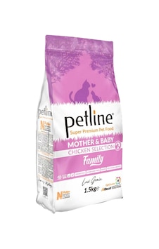 Petline Family Mother & Baby Tavuklu Düşük Tahıllı Yavru Kedi Maması 1500 G Petline Family Mother & Baby Tavuklu Düşük Tahıllı Yavru Kedi Maması 1500 G