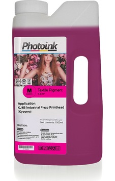 Kyocera Kafalar için 1000 ML Kırmızı Magenta Tekstil Mürekkep (T- Kyocera Kafalar için 1000 ML Kırmızı Magenta Tekstil Mürekkep (T-