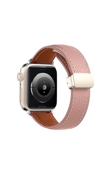 Newface Apple Watch 42mm Kr414 Daks Deri Kordon - Pembe Diğer Newface Apple Watch 42mm Kr414 Daks Deri Kordon - Pembe Diğer
