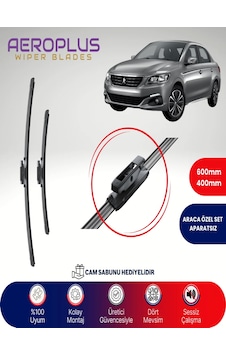 Aeroplus Peugeot 301 Ön Muz Silecek Takımı 2012-2021 Aeroplus Peugeot 301 Ön Muz Silecek Takımı 2012-2021
