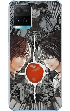 Vivo Y21s/y33s/y32 Uyumlu Death Note Kapak Tasarımlı Baskılı Silikon Kılıf Renkli Vivo Y21s/y33s/y32 Uyumlu Death Note Kapak Tasarımlı Baskılı Silikon Kılıf Renkli