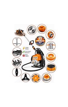 Dragro German Drg-13 + Sırt Tipi Benzinli Ot Çalı Çim Biçme Tırpanı + Full Set Hediyeli T Dragro German Drg-13 + Sırt Tipi Benzinli Ot Çalı Çim Biçme Tırpanı + Full Set Hediyeli T
