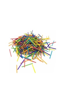 Ahşap Kibrit Çöpü Renkli 250'Li Paket 5 Cm