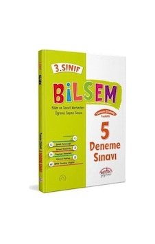 3.sınıf Bilsem Sınavına Hazırlık 5 Deneme Sınavı - Editör Yayınalrı 3.sınıf Bilsem Sınavına Hazırlık 5 Deneme Sınavı - Editör Yayınalrı