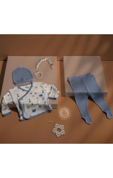Tiffany Baby & Kids Tiffany Zıbın Takımı 3lü Ships Theme Gri Tiffany Baby & Kids Tiffany Zıbın Takımı 3lü Ships Theme Gri