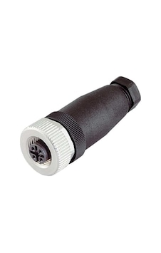 M12 5 Pin Sensör Konnektörü - Dişi