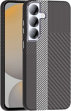 Galaxy Uyumlu S25 Plus Kılıf M-safe Şarj Özellikli Karbon Fiber Görünümlü Zore Gros Kapak Gri-siyah Galaxy Uyumlu S25 Plus Kılıf M-safe Şarj Özellikli Karbon Fiber Görünümlü Zore Gros Kapak Gri-siyah