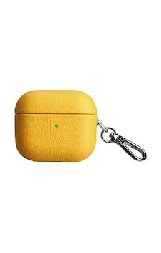 Piili Apple Uyumlu AirPods 3. Nesil Leather Case Kulaklık Kılıfı Sarı Piili Apple Uyumlu AirPods 3. Nesil Leather Case Kulaklık Kılıfı Sarı