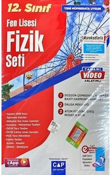 12.Sınıf Fizik Fen Lisesi Set -  Çap Yayınları