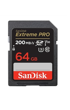 Sandisk Extreme Pro Sdxc Uhs-ı Hafıza Kartı 64 Gb Aktarım Hızı 200 Mb/sn, U3, 4k Uhd Videolar Sandisk Extreme Pro Sdxc Uhs-ı Hafıza Kartı 64 Gb Aktarım Hızı 200 Mb/sn, U3, 4k Uhd Videolar
