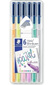 STAEDTLER KEÇELİ KALEM 6LI PASTEL 323 SB6CS01