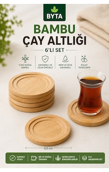 Bambu Çay Bardağı Altlığı 6 Lı Set 9,5 Cm Doğal Bambu Çay Fincan Takımı , Isıya Dayanıklı Bardak Tabağı Ekru Bambu Çay Bardağı Altlığı 6 Lı Set 9,5 Cm Doğal Bambu Çay Fincan Takımı , Isıya Dayanıklı Bardak Tabağı Ekru