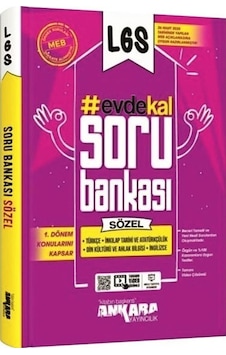 Lgs 1 Dönem Evde Kal Sözel Soru Bankası Ankara Yayınları Lgs 1 Dönem Evde Kal Sözel Soru Bankası Ankara Yayınları