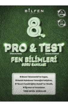 8. Sınıf Pro&test Fen Bilimleri Soru Bankası 8. Sınıf Pro&test Fen Bilimleri Soru Bankası