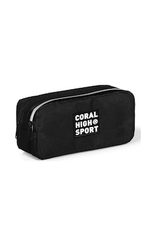 Coral High Sport İki Gözlü Siyah Kalem Çantası